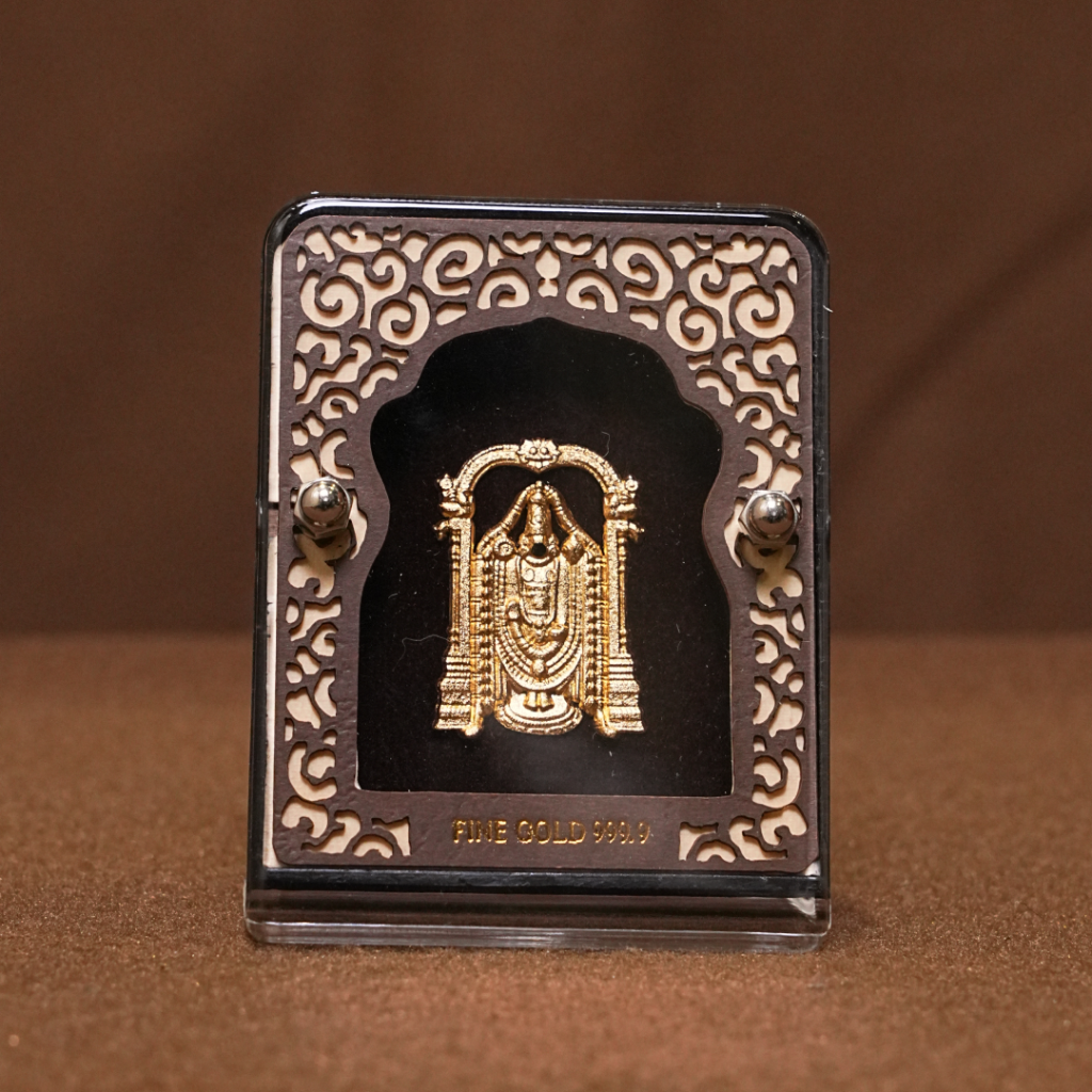 Tirupati Balaji Fine Gold Frame (3 x 2 Inch)