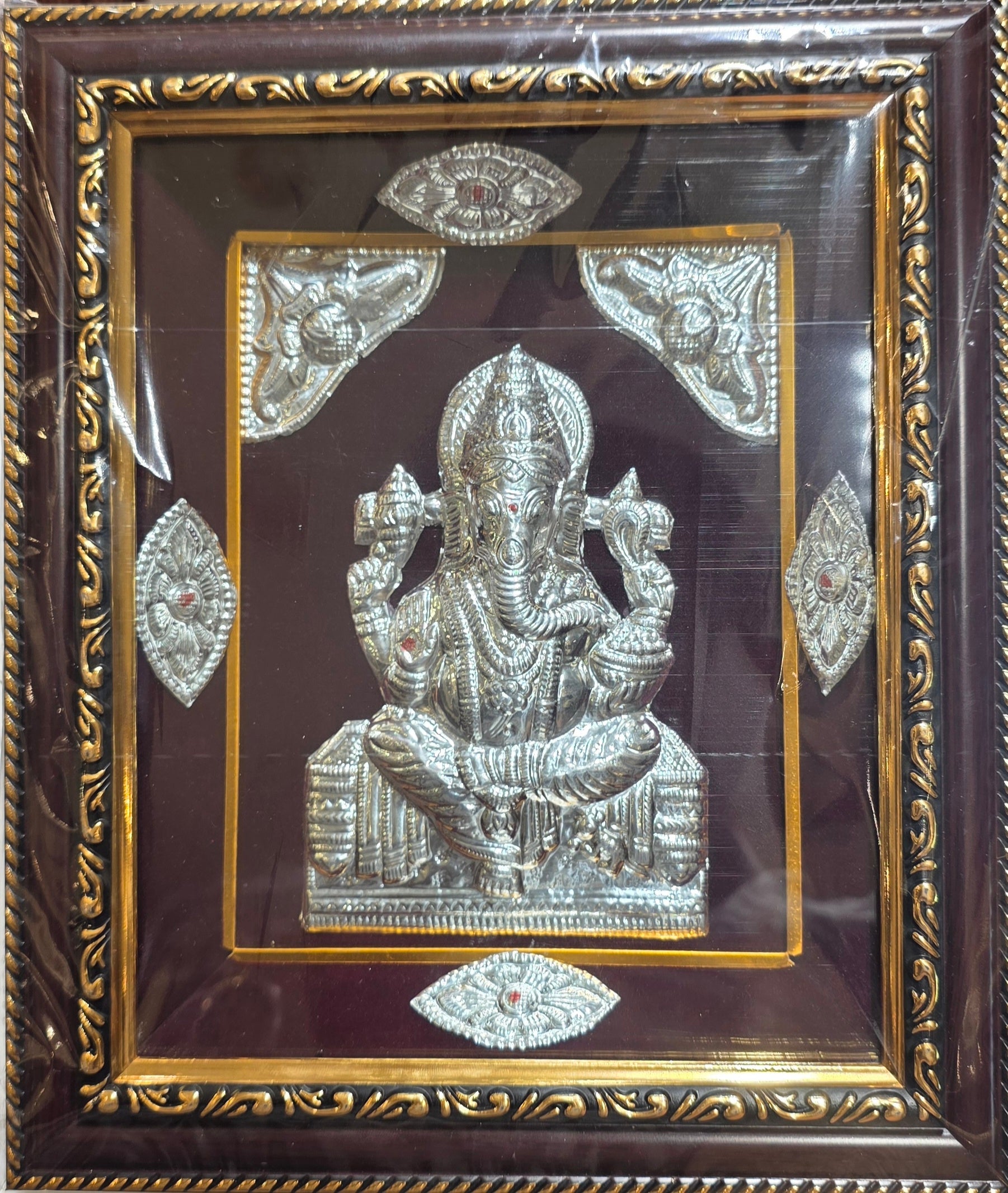 999 silver ganesh frame